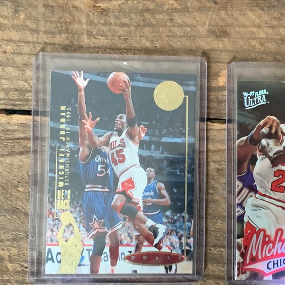 ⭐️HOST PICK⭐️ MICHAEL JORDAN NBA Cards, /Fleer '96-7 & Upper Deck 1995 - Picture 14 of 16